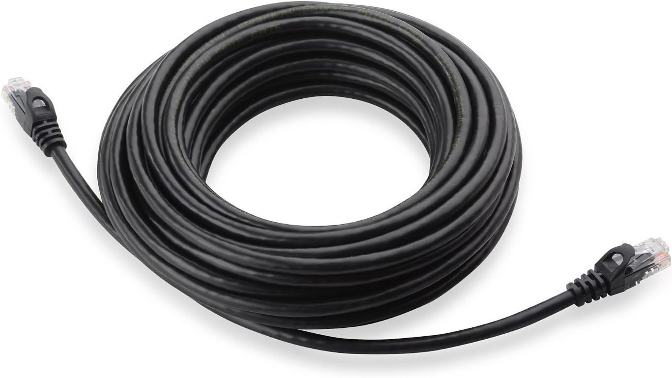 Cable Matters 10Gbps Snagless Cat6 Ethernet Cable 9m (Cat6 Cable, Cat 6 Cable) in Black 9 Meter - Image 3