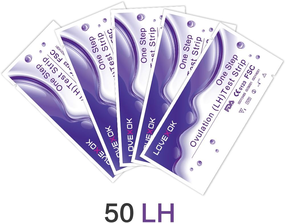 LOVEXOK Ovulation Test Strip LH Test 50 Pieces (LOVEXOK-LHS50-2)