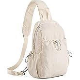 G4Free Sling Bag for Women, Casual Crossbody Handbag Fashionable Shoulder Backpack Lightweight Chest Bag