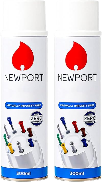 Karrma Ltd Newport Gas for Lighters 300ml Pack of 2 Universal Adapter
