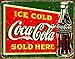 Tin Signs Coke Ice Cold Green Tin Sign 1393