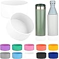 2PCS Silicone Water Bottle Boot for Stanley All Day Slim Bottle 20oz, Anti-Slip Protective Sleeve Bottom Bumper Protector for Stanley AeroLight Transit Bottle