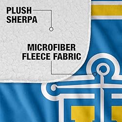 Rollins College Primary Logo Stripes Sherpa