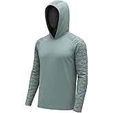 Permethrin Insect Repellent Mens Athletic Hoodies Long Sleeve Fishing Shirts SPF 50+ UV Sun Shirt Protection Rash Guard