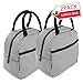 Lunch Bag 2 Pack Reusable Insulated Lunch Box Tote Bags-Lunch Container Organizer Cooler Bento Bag for Work,Travel,Picnic