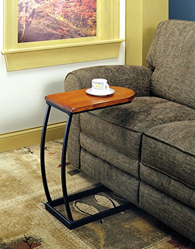 Coaster 900279 Sofa Table, Distressed Oak and Black Metal