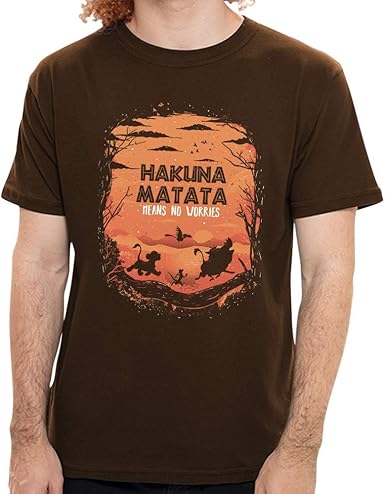 Camiseta hakuna matata masculina Outlet