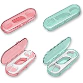 AOCEAN 40 Pcs Dental Floss Picks with Storage Cases | Travel Floss with Toothpicks, Professional Dual-Function Flossers for Family Hotel Braces High Toughness