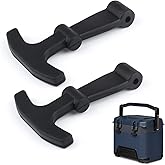 Sopoloray 2Pcs Replacement Lid Latches for Yeti and RTIC Hard Coolers,Durable Rubber Cooler Latch Replacement,Cooler Accessories T-Latch Easy to Install