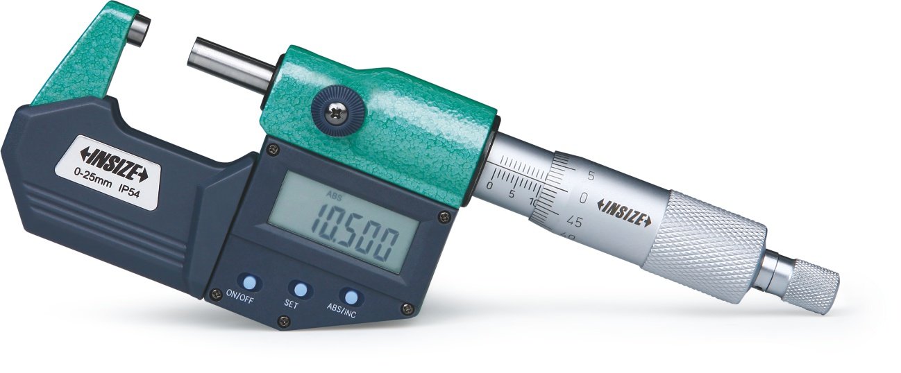 InSize 3108125A Metric Digital Outside Micrometer, IP54 Amazon.in