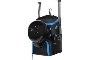 GRANDUP Lightweight Baseball Bat Backpack with Shoe Compartment, Softball Gift for Women with Fence Hook & Batting Glove, Helmet | Multiple Colors