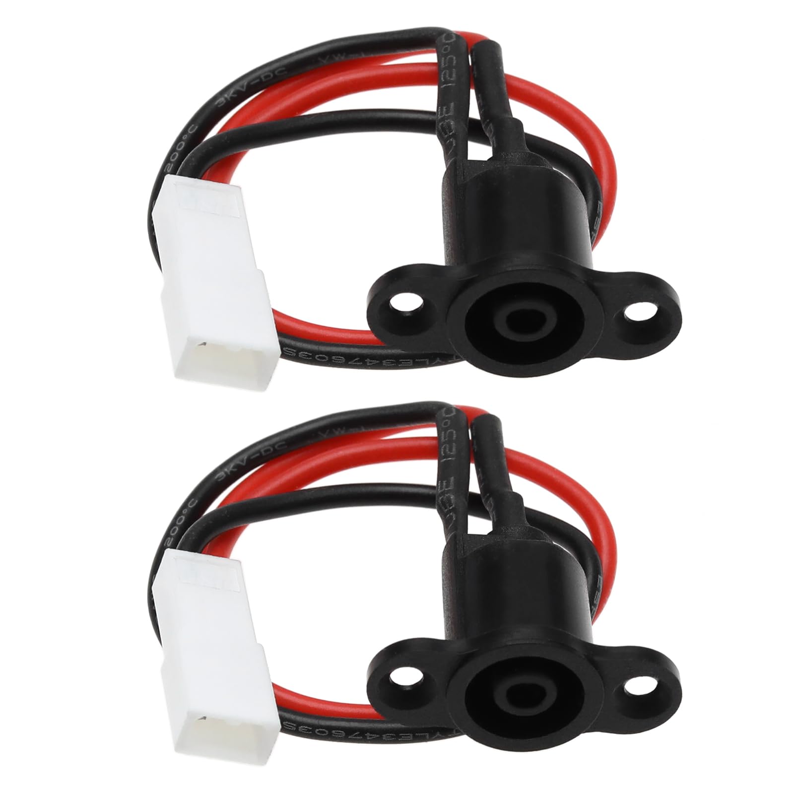 ECSiNG 2pcs Charging Port for Electric Scooter Compatible with Xiaomi M365 Pro M365 Scooter Electric Skateboard Accessories Plastic Charging Port
