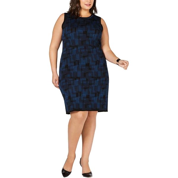 Amazon.com: Anne Klein Women's Size Plus Long Sleeve Drawstring MIDI Dress,  Anne Black/Titian red, 14W : Clothing, Shoes & Jewelry