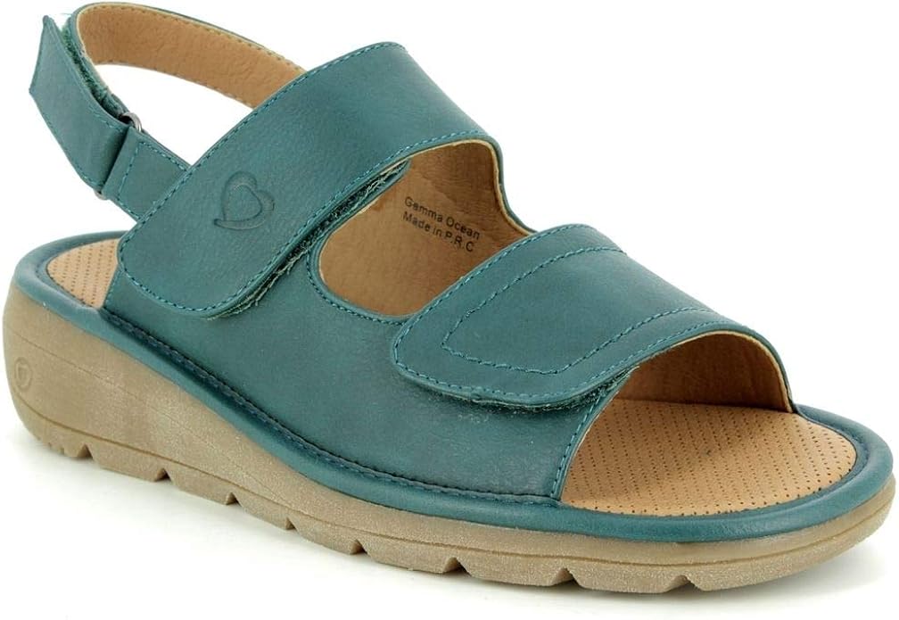 Heavenly Feet 911094 Gemma Turquoise Womens Sandals