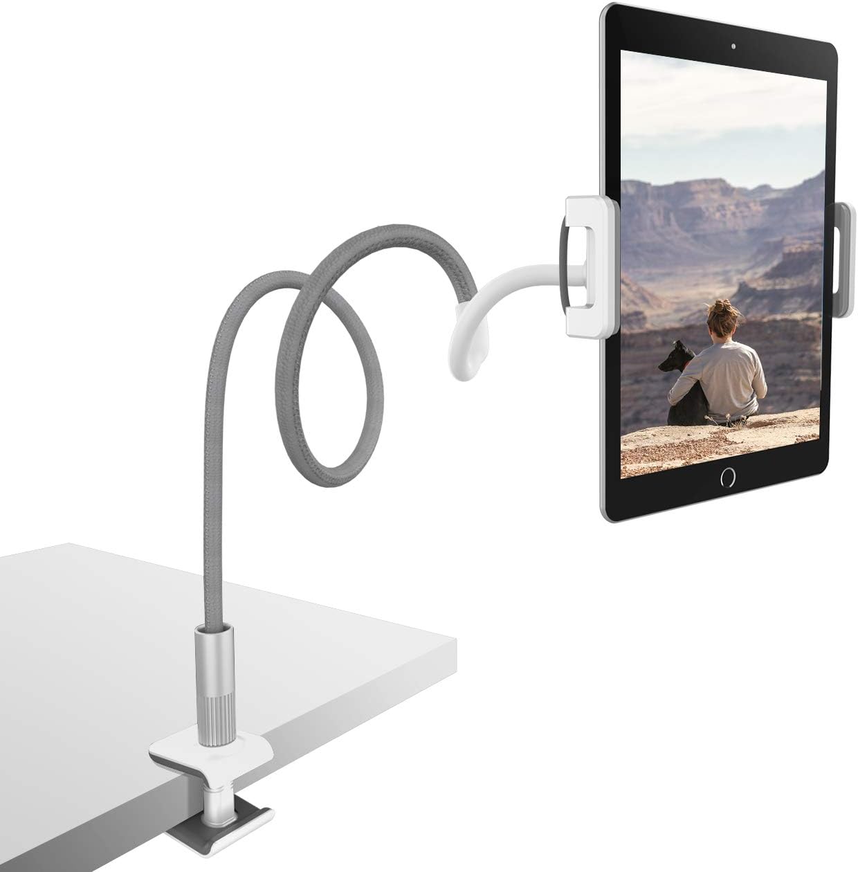Lamicall Gooseneck Tablet Holder, Universal Tablet Stand