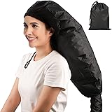 Bonnet Hooded Hair Dryer Attachment, Segbeauty Extra Large Adjustable Deep Conditioning Cap, Upgraded Drying Heat Cap with El