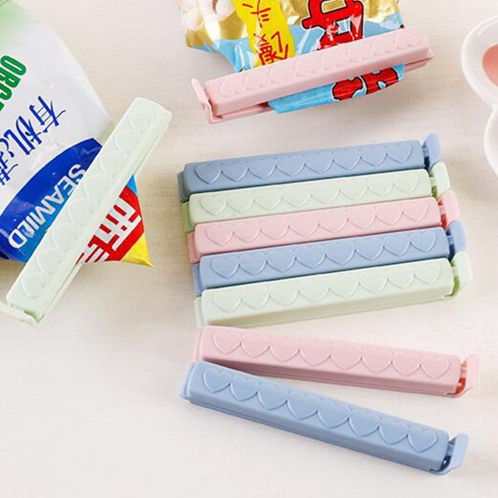 Amazon ジャション 15個の袋止めクリップ プラスチックシール クリップ 食品用と間食袋のシールを挟んで4 4インチ 密封保存 クリップ 物をはさむ道具酸化防止 軽食保存 食材保ち 袋密封 キッチン用 15pcs 保存容器 キャニスター オンライン通販