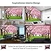 GREAT ART Large Photo Wallpaper – Cherry Blossom Tree – Picture Decorative Spring Landscape Avenue Cherry Blossoms Sakura Bloom Flowers Image Decor Wall Mural (132.3x93.7in - 336x238cm)
