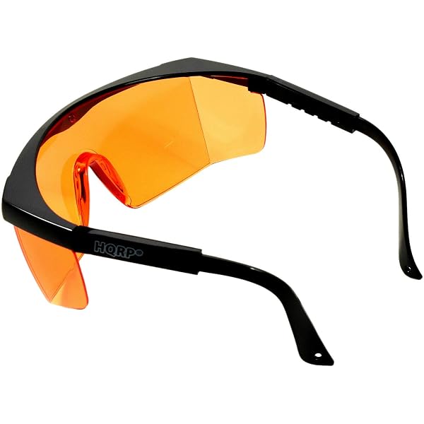 Amazon.com: HQRP Orange Tint Lightweight Safety Glasses/Goggles