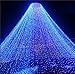 Twinkle Star 33 Ft 100 LED String Lights, Plug in String Lights 8 Modes Waterproof for Indoor Outdoor Christmas Tree Wedding Party Bedroom Blue