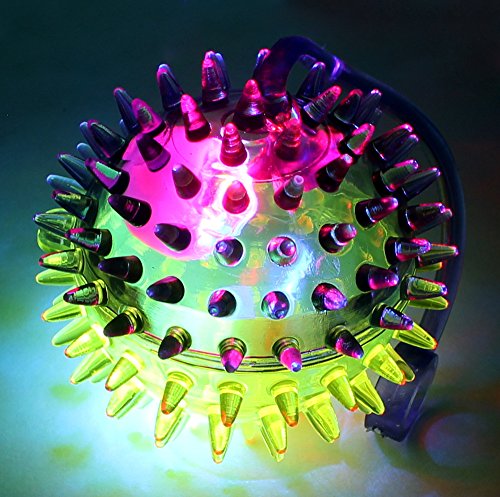 image for Velocity Toys Set of 12 VT Flashing LED Light Up Dual Color Party Favo