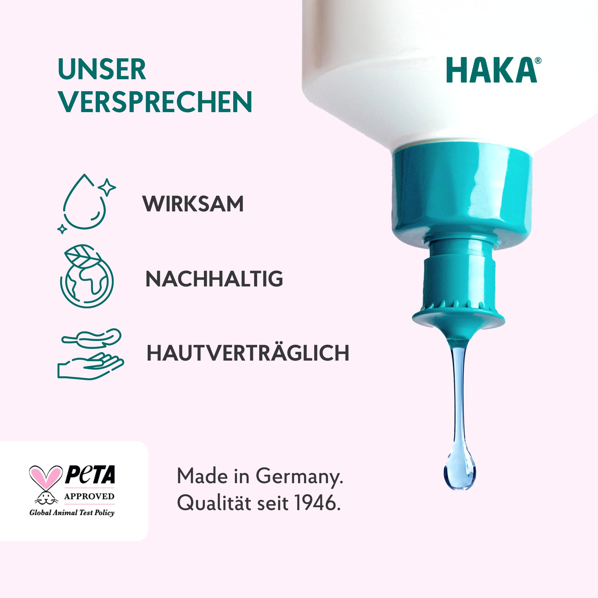 HAKA Scheuermilch, 750 ml, entfernt Kalk, Fett & Schmutz, ohne Kratzer, materialschonende Reinigung mit natürlicher Kreide, hautfreundlich, vegan, Zitronenduft 8