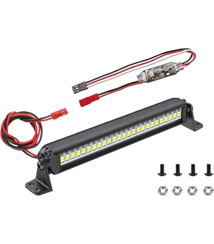 Orolotay 150MM 36 LED Lichtleiste Für RC Crawler - Dachlampe Für Axial SCX10 TRX4