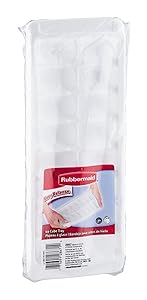 Rubbermaid 2867RDWHT Quick Release Ice Cube Tray