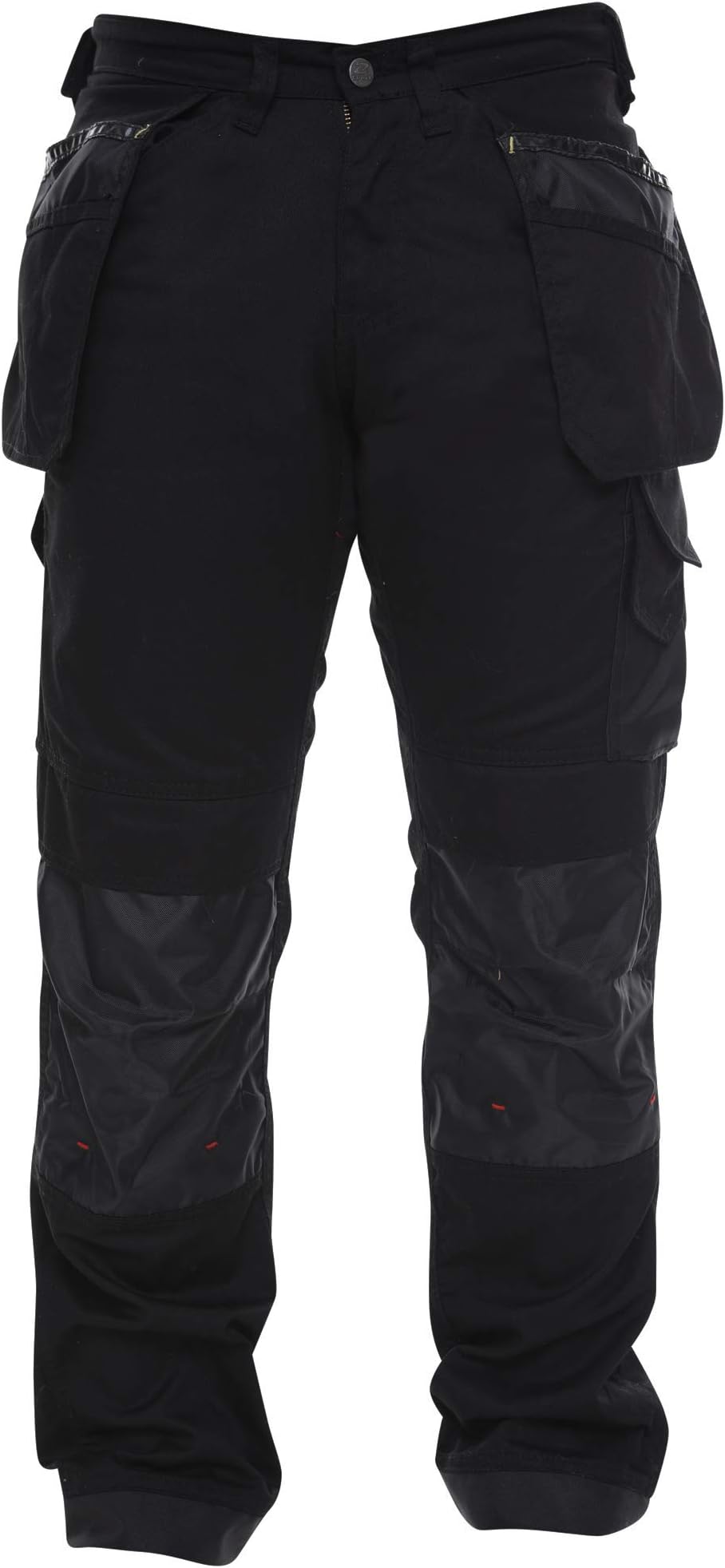 Mens Work Trousers Safety Cargo Combat Cordura Knee Reinforced Utility Work Pant