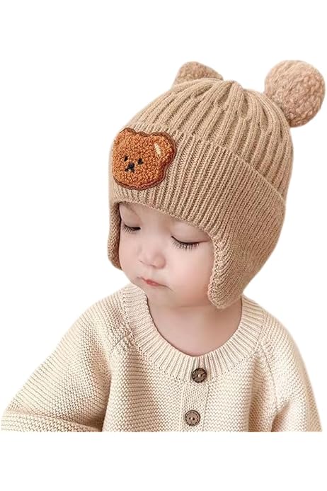 Girls Hats 5-7 Year Old 2022 Winter Women Knitted Baseball Cap For
