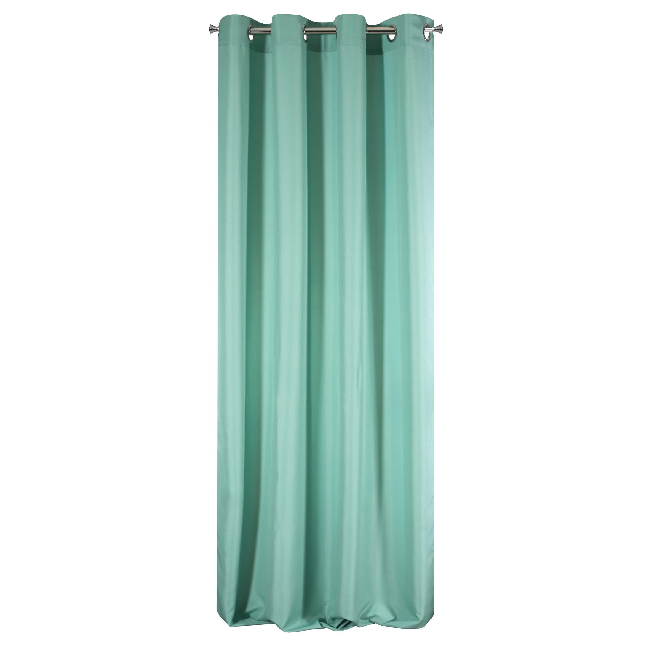 Eurofirany ADORE Semi Sheer Curtain with Eyelets - 1 Unit, Window Curtain, Semi Transparent, for Bedroom Living Room Lounge Kitchen, 140g m², W55 x L98, Mint