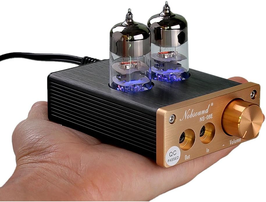 Nobsound NS08E Vacuum Tube Headphone Amplifier HiFi Valve Headphone