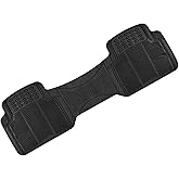 ZONETECH Rubber Car Interior Floor Mat Premium Quality All Weather Protection-Perfect for Car, Truck and SUV