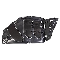 TRQ Front Right Forward Inner Fender Liner Black