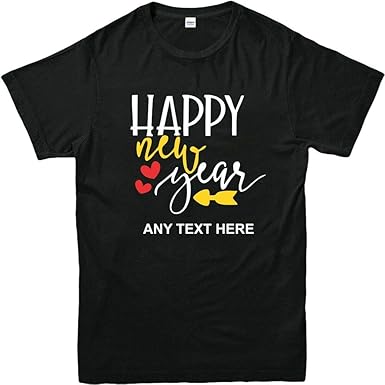 Amazon.com: happy new year 2020 design new years eve t-shirt : clothing, shoes & jewelry Happy New Year 2021 Personalised New Years T-Shirt Graphic tee Printed Top For Mens: Amazon.es