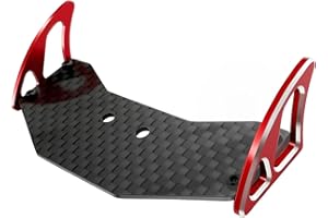 FSDKEDUF Aluminum Rear Body Wing Spoiler for RC Car for WLtoys 244016, Losi Micro-B & Micro-T – Durable CNC Upgrade Parts RC Car Accessories for Performance & Replacement (Red)