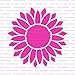 Sunflower Stencil - Sunflower, Flower Stencils, Nature Stencil, Stencil for Painting, Small Stencil