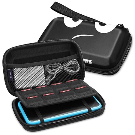 Fintie Tasche für Nintendo 2DS XL / 3DS XL - Tragetasche Aufbewahrungstasche Transporttasche mit Spielkartenhaltern und Halte