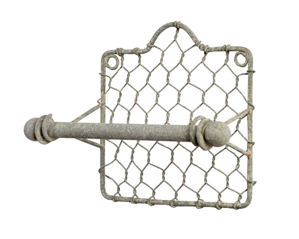 Colonial Tin Works Chicken Wire Toilet Paper Holder