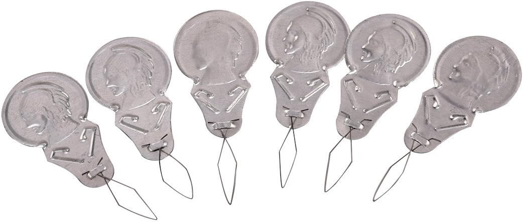 Romote 10 Stücke Silberdraht Schnalle Schleife DIY Nadeleinfädler Sticheinsatz Handgemachte Quilten Handwerk Nähmaschine Werkzeug