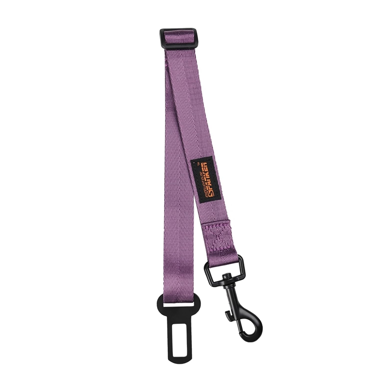 EXCELLENT ELITE SPANKER Dog Car Seatbelts Restraint Adjustable Pet Seat Belt for Vehicle with Durable Nylon zinc alloy Hook& Buckle for Dogs, Cats and Pets(Purple)