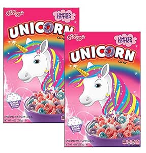 Amazon.com: Limited Edition, Kellogg's UNICORN cereal - Two 10 oz. Boxes