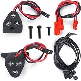 MORLORDY RC Light Kits Front Rear Light Set for 1/8 Arrma Typhon 6S BLX TLR | White Headlights and Red Taillights Set