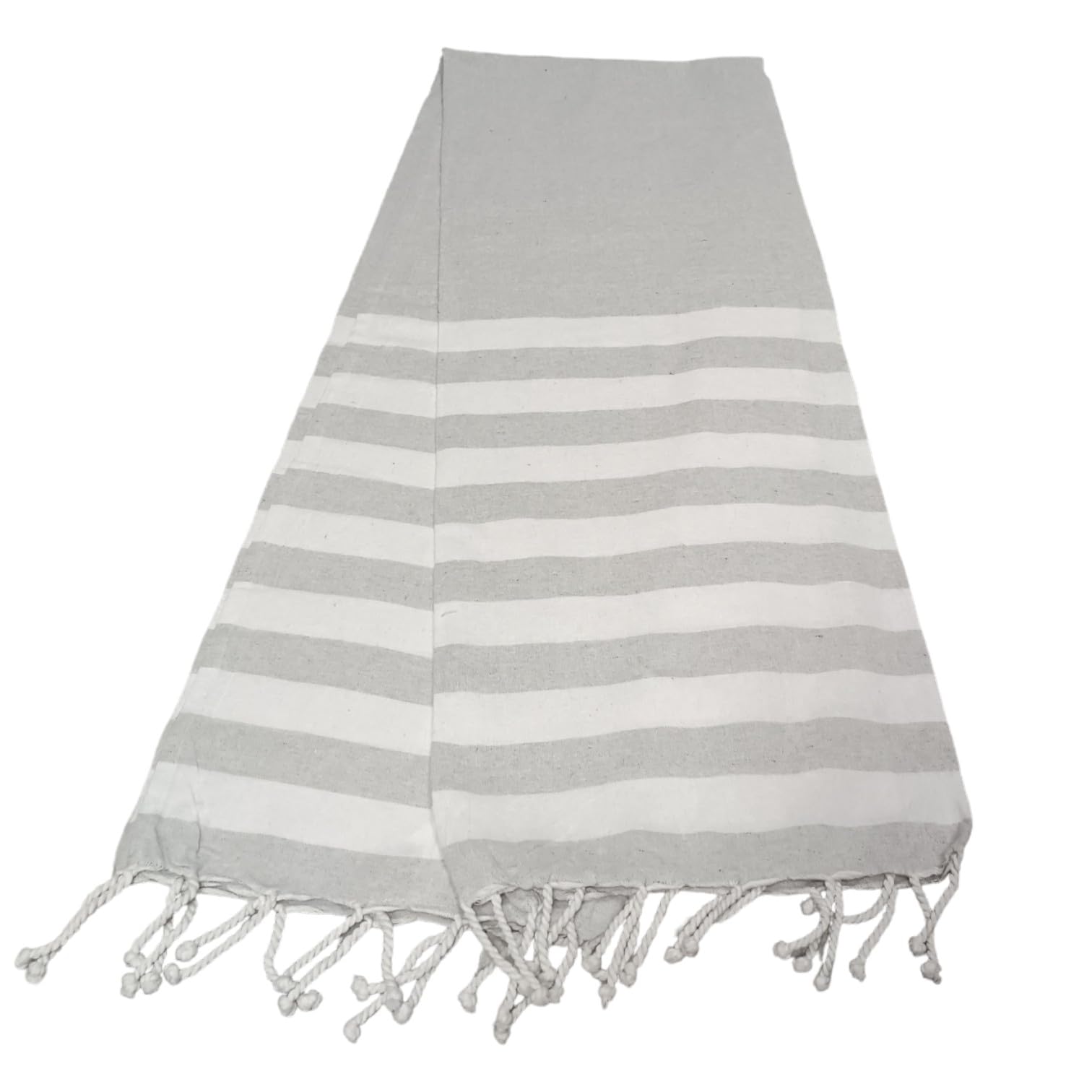 Atout Ciel Beach Towel with Fringe 90 x 180 cm Grey