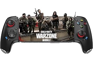 arVin Wireless Gaming Controller for iPhone/Android/PC/Switch, Bluetooth Phone Gamepad for PS Remote Play, Xbox Cloud, Steam Link, MFi Arcade Games -with Hall Joysticks/Hall Trigger/Turbo/Back Key