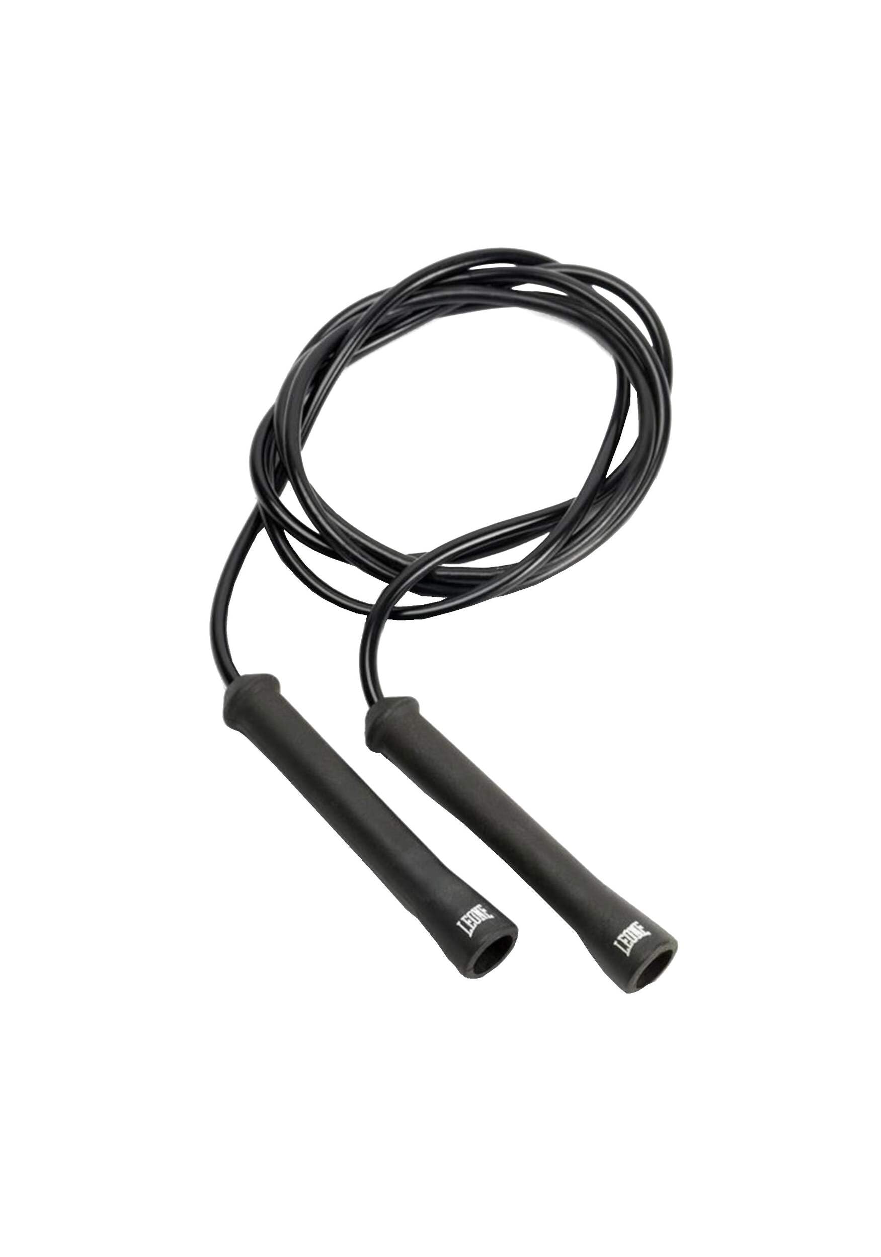 LEONE 1947, Basic Jump Rope, Black, 7 mm, AT827