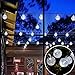 Solar Globe String Light, CMYK 20ft 30 LEDs Waterproof Crystal Balls Outdoor Fairy Lights, Starry Lights for Home, Party, Wedding, Yard, Garden (Cool White)