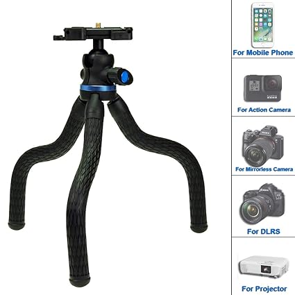 SIOTI - Mini trípode para cámara con Clip de teléfono y trípode ...