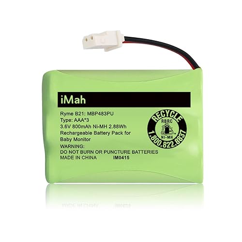 iMah Ryme B21 Battery Compatible with Motorola Baby Monitor