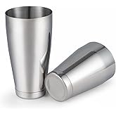 Boston Cocktail Shaker Set, Professional Bar Shaker Set Bartender Kit, Stainless Steel Martini Shaker with Weighted 28oz Unwe